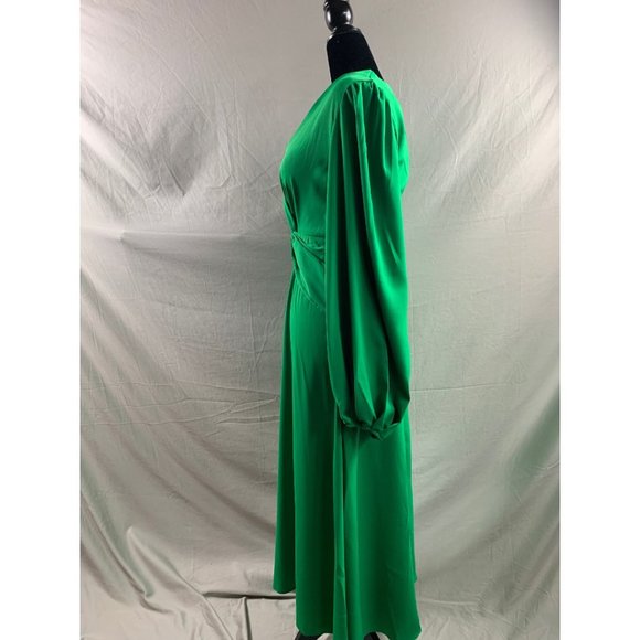 Green Lantern Sleeve Twist Front Dress 50% OFF - Picture 8 of 8